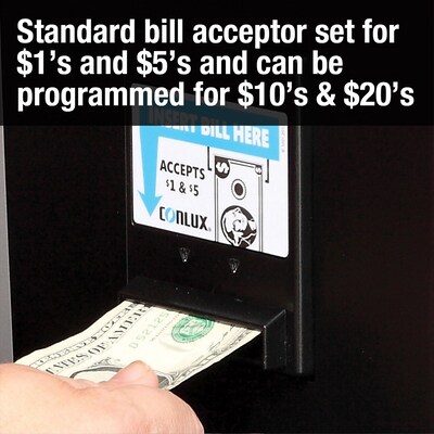 Selectivend 32-Selection Snack Vending Machine with Card Reader, Black (14116)