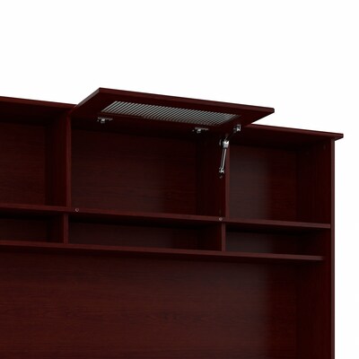 Bush Furniture 60"W Desktop Hutch, Cherry (WC31431)