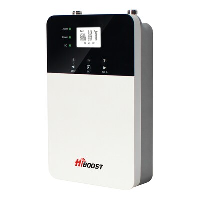 HiBoost 4K Plus Cell Phone Signal Booster, White (F10GI5SBTW)