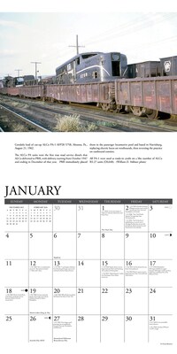 2026 Willow Creek Pennsylvania Railroad 12" x 12" Monthly Wall Calendar (52365)