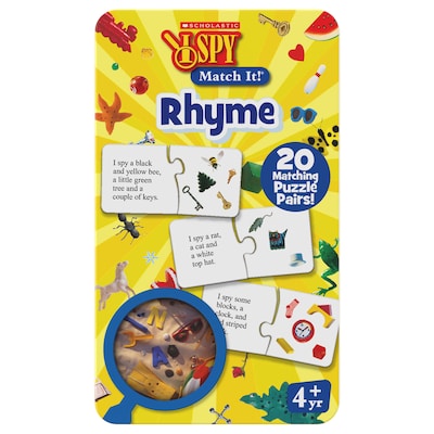 Scholastic 20-Piece I Spy Match It! Rhyme (LJI301128)