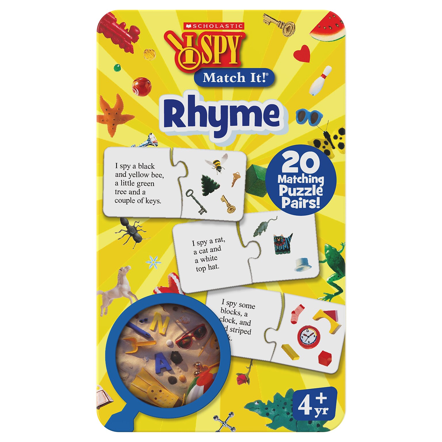 Scholastic 20-Piece I Spy Match It! Rhyme (LJI301128)