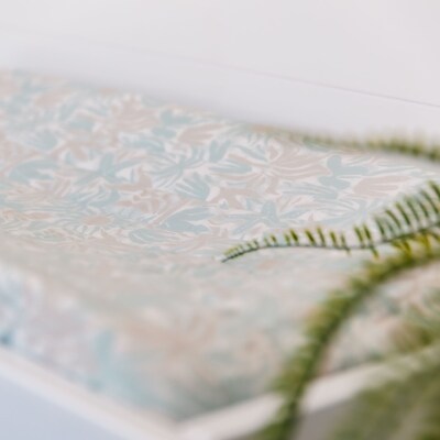 Cane Baby Cove Quilted Change Pad Cover, Beach Life (BC-160CPC-2)