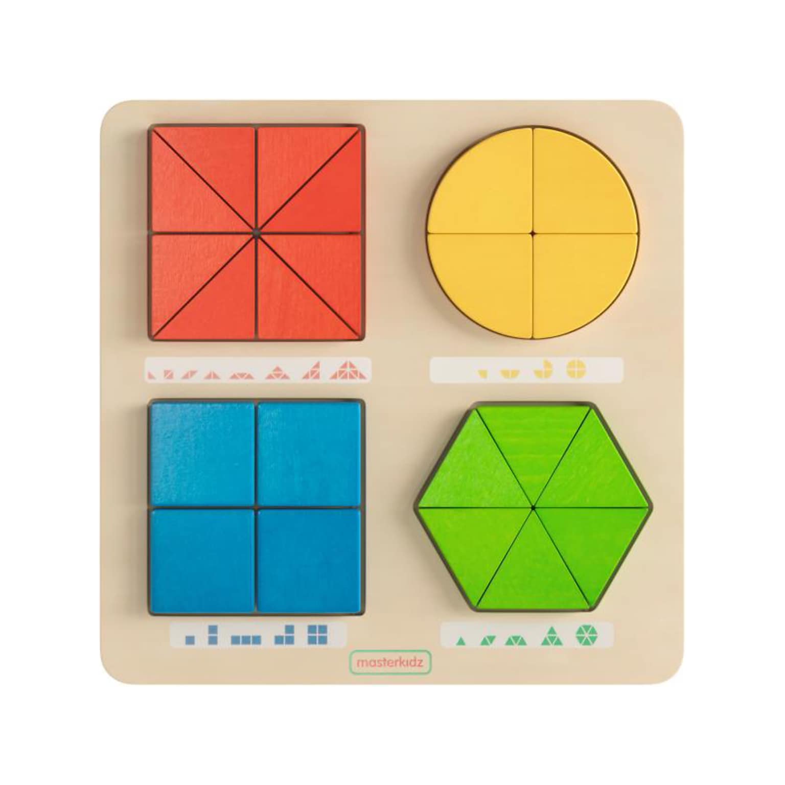 Flash Furniture Bright Beginnings Geometric Shapes STEM Learning Board (MK-MK08763-GG)