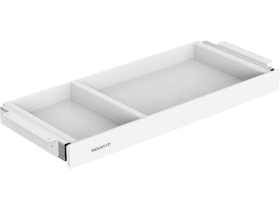 Mount-It! 2H x 21W Under-Desk Drawer, White (MI-7294WHT)