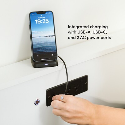 Bestar Avalon 67W Queen Murphy Bed - High-Gloss White