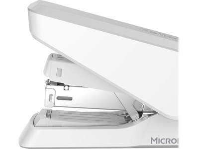 Fellowes LX860 EasyPress Desktop Stapler, 40-Sheet Capacity, Staples Included, White (LX860WHITE)