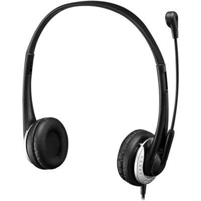 Adesso Xtream P2 Noise Cancelling USB On-Ear Headset, USB Type-A, UC Certified (XTREAM P2)