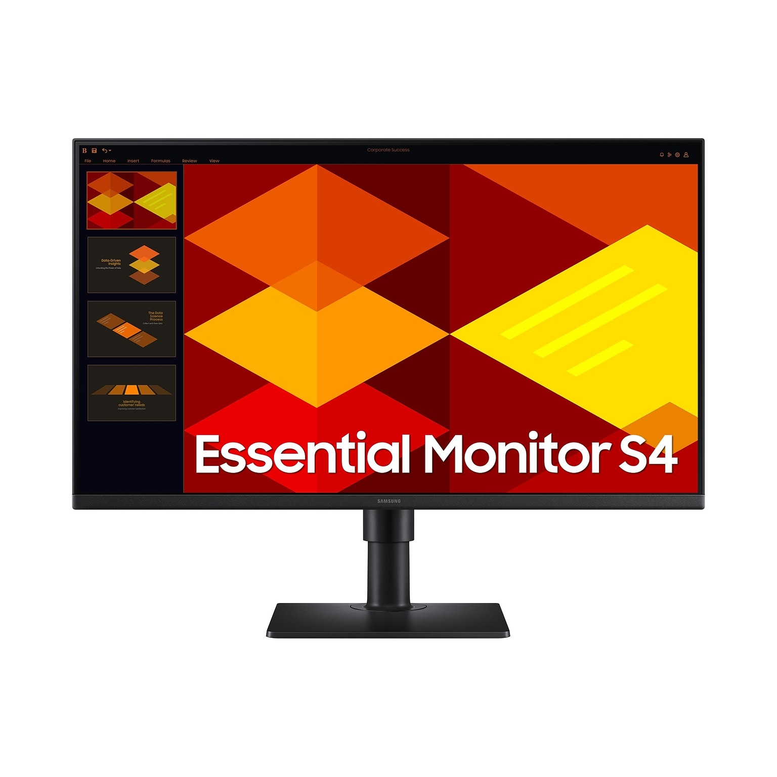 Samsung S40GD 27” FHD IPS 100Hz LED Monitor, Height Adjustable, Black (S27D402GEN)