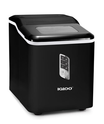 Igloo Automatic Self-Cleaning 26-Pound Ice Maker, Black (IGLICEBSC26BK)
