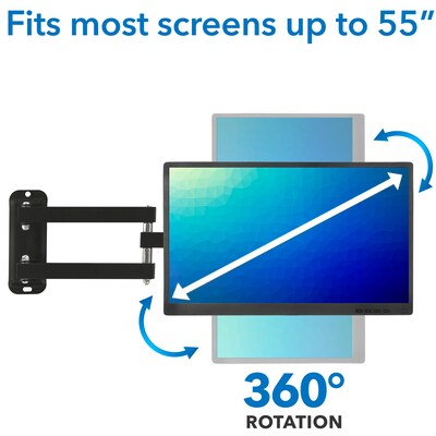 Mount-It! Full-Motion TV Wall Mount for 24" to 55" Flat Screens (MI-2065L)