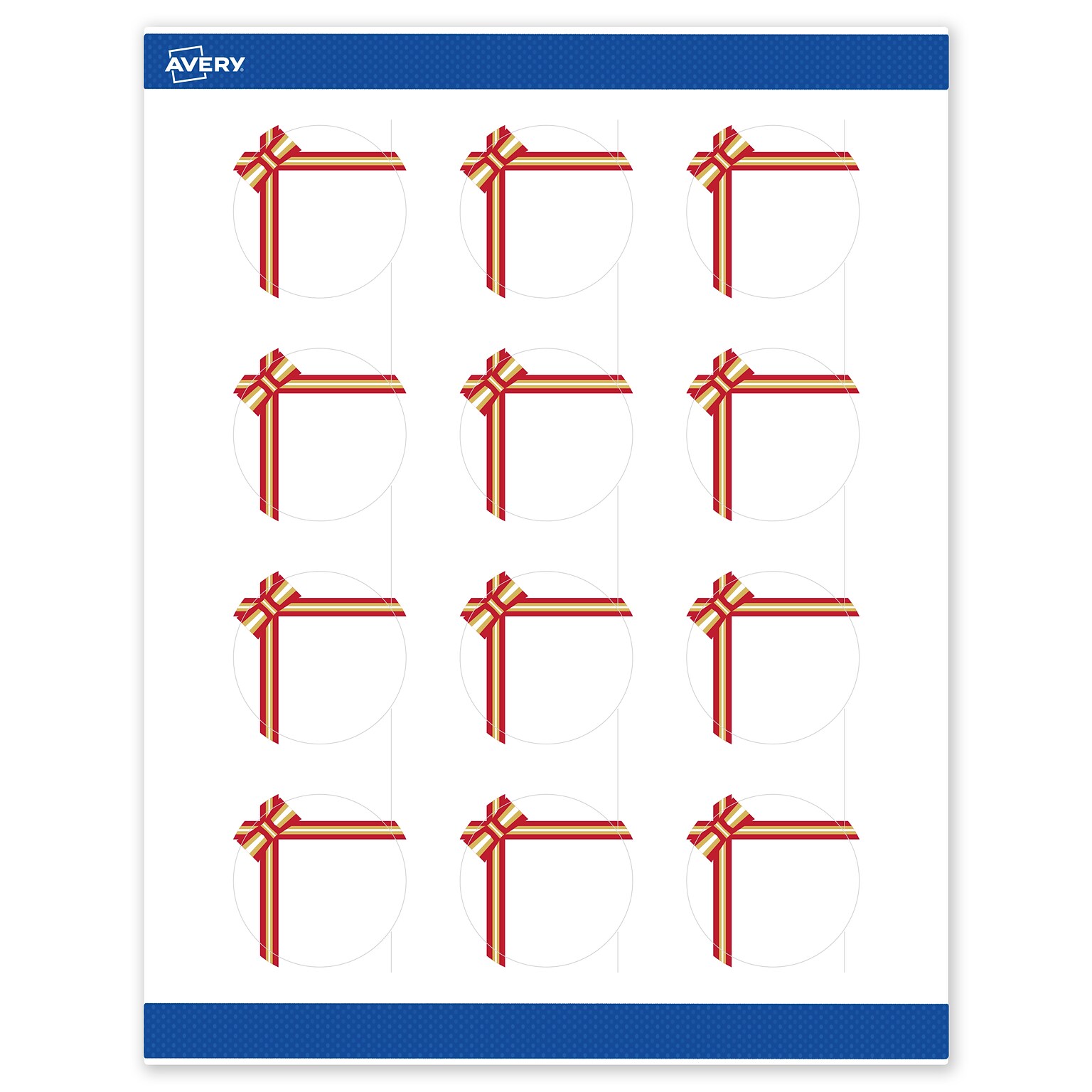 Avery Circle Multipurpose Labels, 2 Dia., White, 120/Pack (19479370580)
