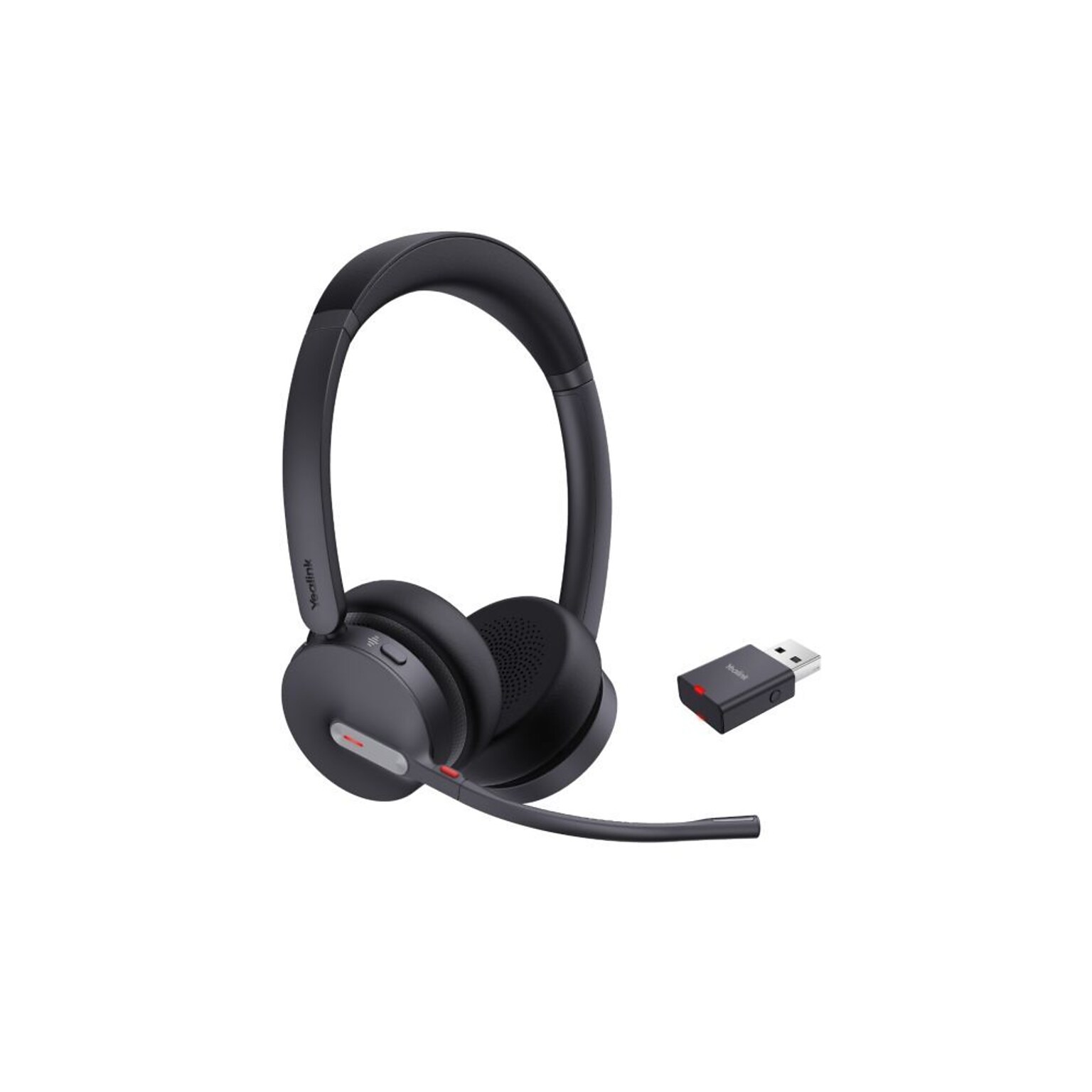 Yealink WH64 Wireless Noise Canceling Bluetooth Stereo Headset, MS Certified (1208686)