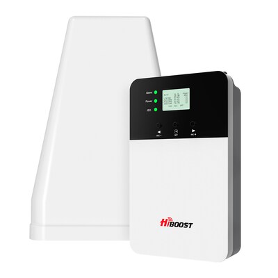 HiBoost 4K Plus Cell Phone Signal Booster, White (F10GI5SBTW)