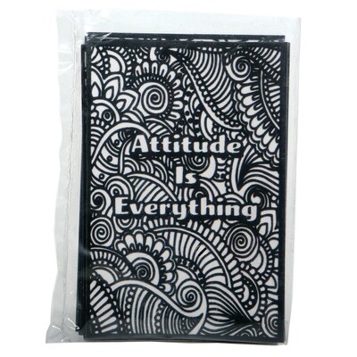 S&S Positive Mindset Velvet Art Mini Posters, 4" x 6", 100/Pack (PS1474)