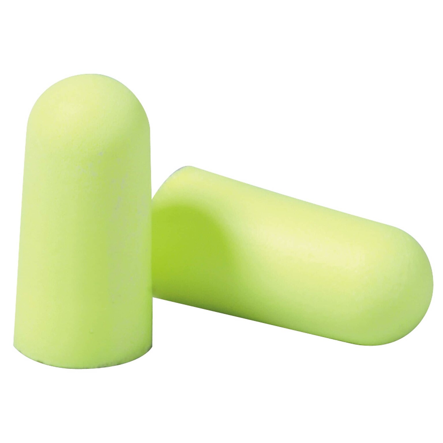 3M E-A-Rsoft Uncorded Earplugs, 33 dB, Neon Yellow, 200/Pack (MMM312-1250)