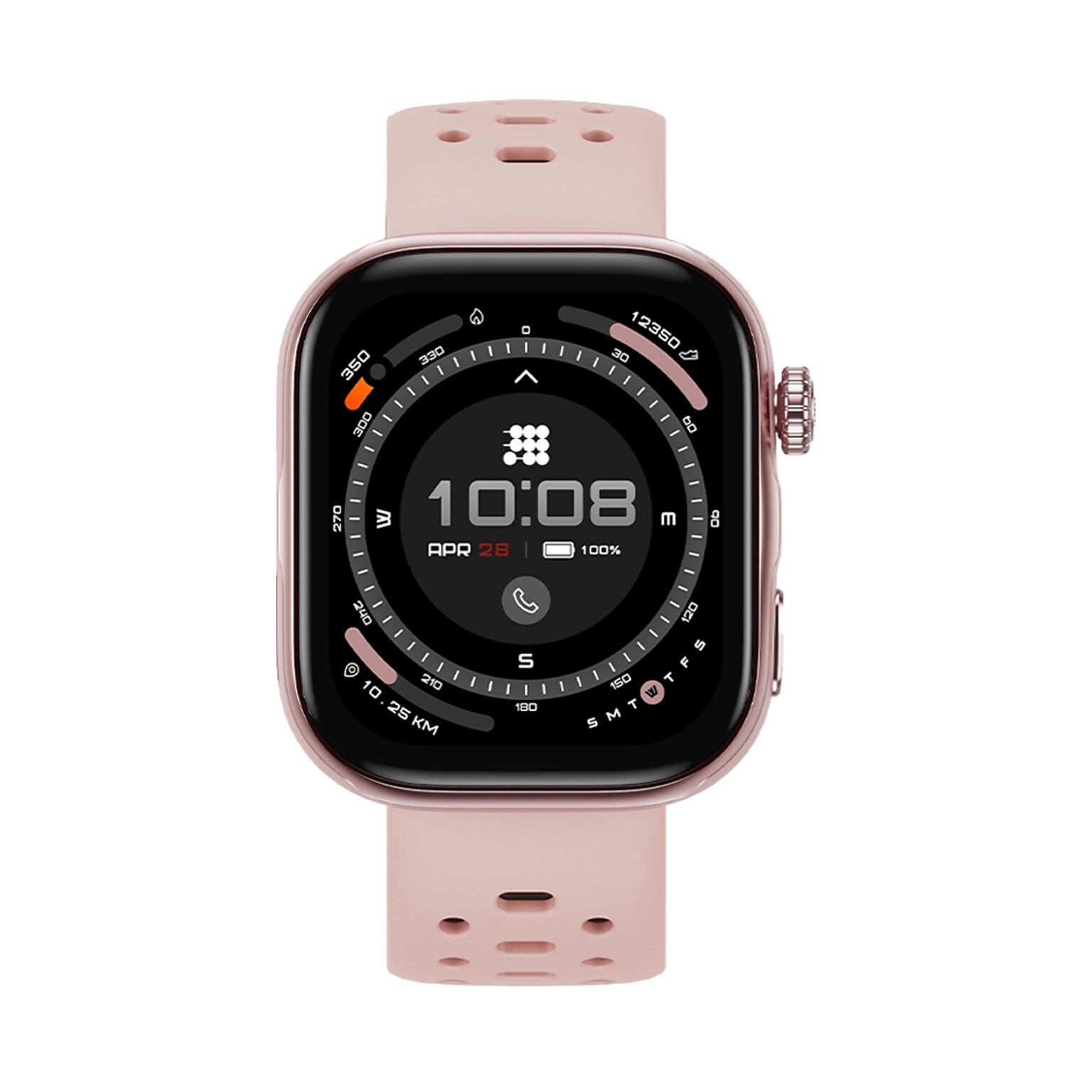 Cubitt VIVA Pro 2 Smart Watch, GPS, 46.99mm, Rose Gold, Silicone Band (CT-VIVAP2-5)