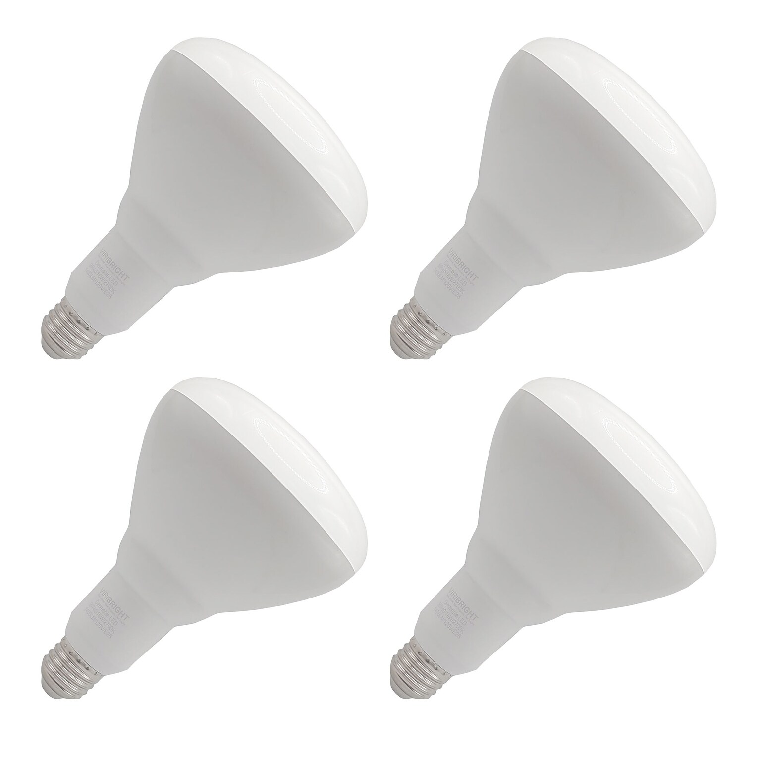 Viribright BR40 16 Watts Cool White LED Flood & Spot Bulb, 4/Pack (654655)