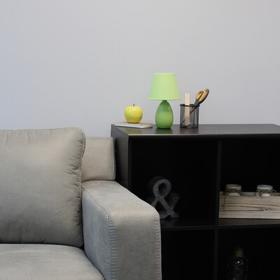 Simple Designs 9.45" LED Table Lamp, Green (LT2009-GRN-LB)