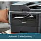 Brother MFC-L2750DW XL Bundle Wireless Black & White Laser All-In-One Printer, Refresh Subscription Eligible