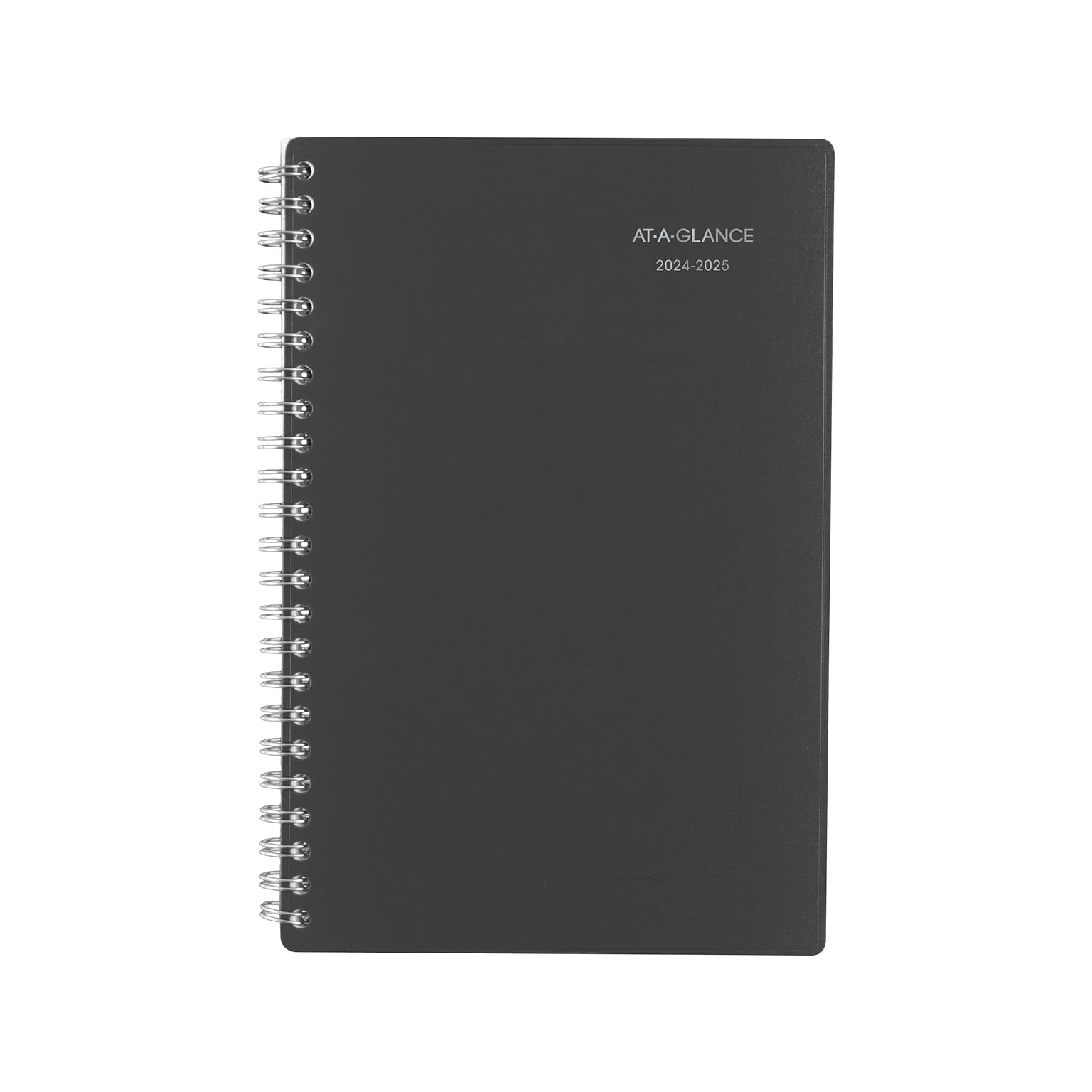 2024-2025 AT-A-GLANCE DayMinder 5 x 8 Academic Weekly & Monthly Planner, Poly Cover, Charcoal (AYC200-45-25)