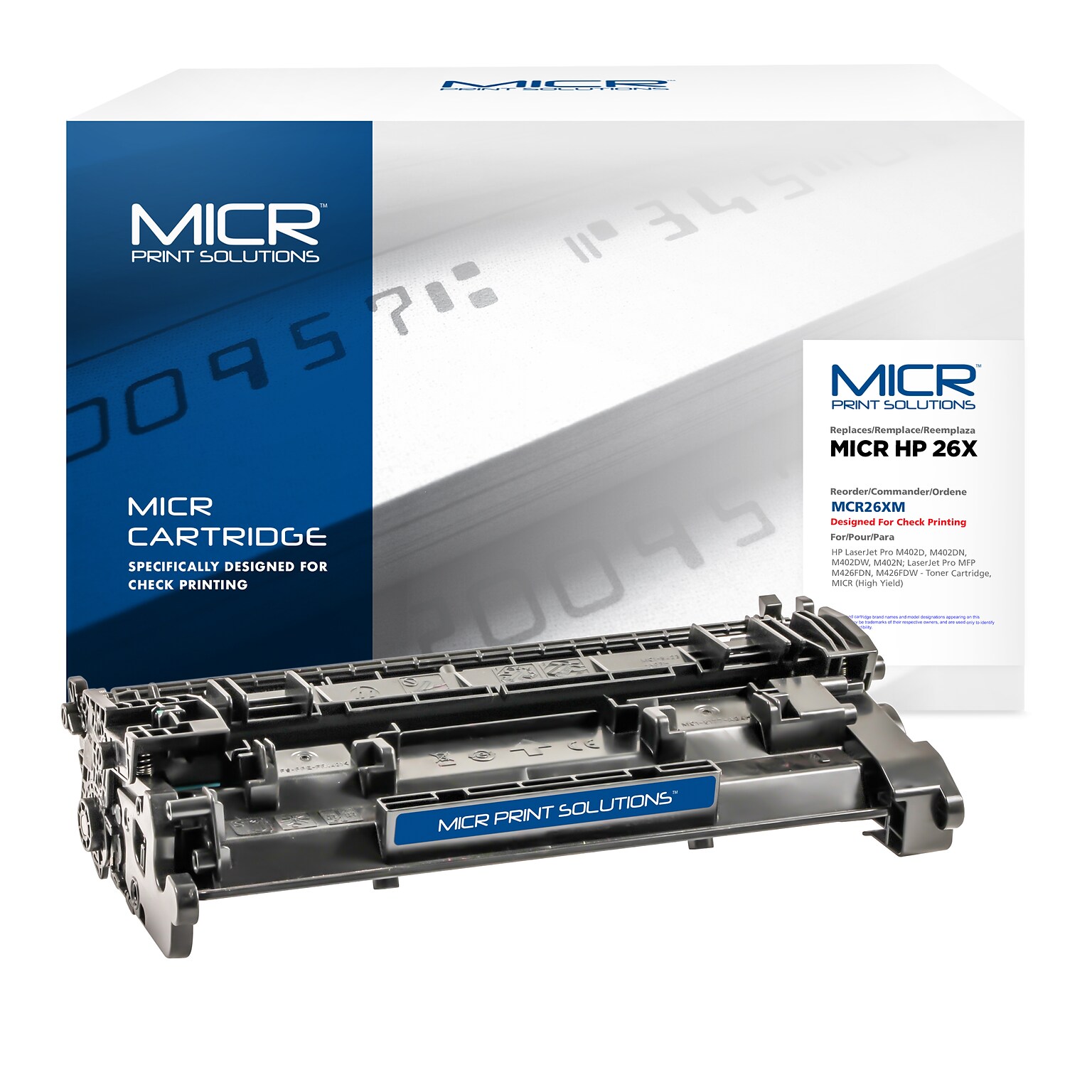 MICR 26X Black High Yield MICR Toner Cartridge