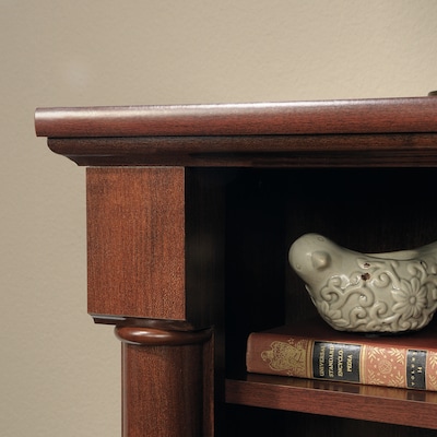 Sauder Palladia 59"W Computer Desk with Hutch, Select Cherry (420513)