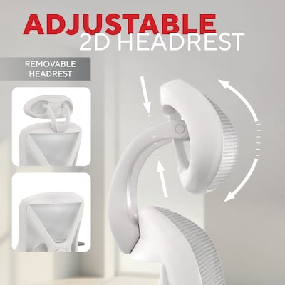 Staples Dexley Ergonomic Mesh Swivel Task Chair, Gray (UN61365)