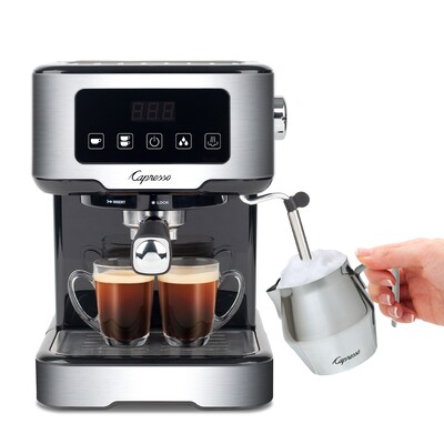Capresso Cafe TS 2-Cups Pump/Automatic Espresso Machine, Black (129.05)