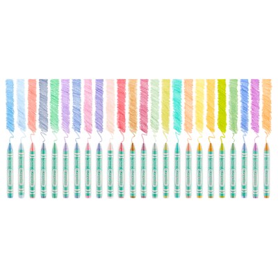Crayola Pastel Crayons, Multicolored, 24/Box (BIN521835)