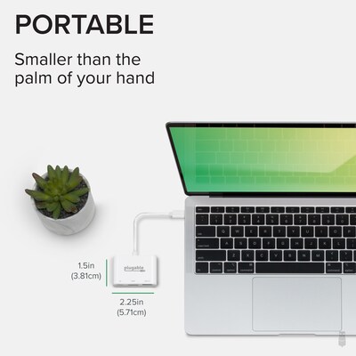Plugable USB Type-C Mini Dock with HDMI,  USB 3.0 and Pass-Through Charging