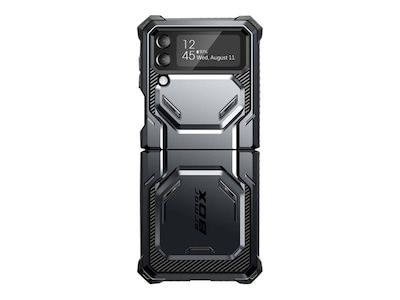 i-Blason Armorbox Black Rugged Case for Samsung Galaxy Z Flip4 (Galaxy2022-ZFlip4-5G-Armorbox-Black)