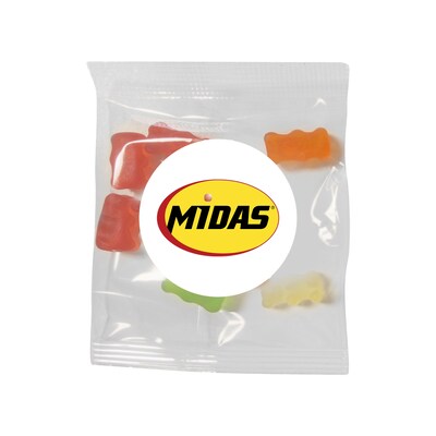 Individual half oz Snack Packs - Gummy Bears
