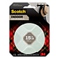 Scotch Double-Sided Indoor Mounting Tape, 1 in x 3.47 yds, White, 1 Roll/Pack (314S-MED)