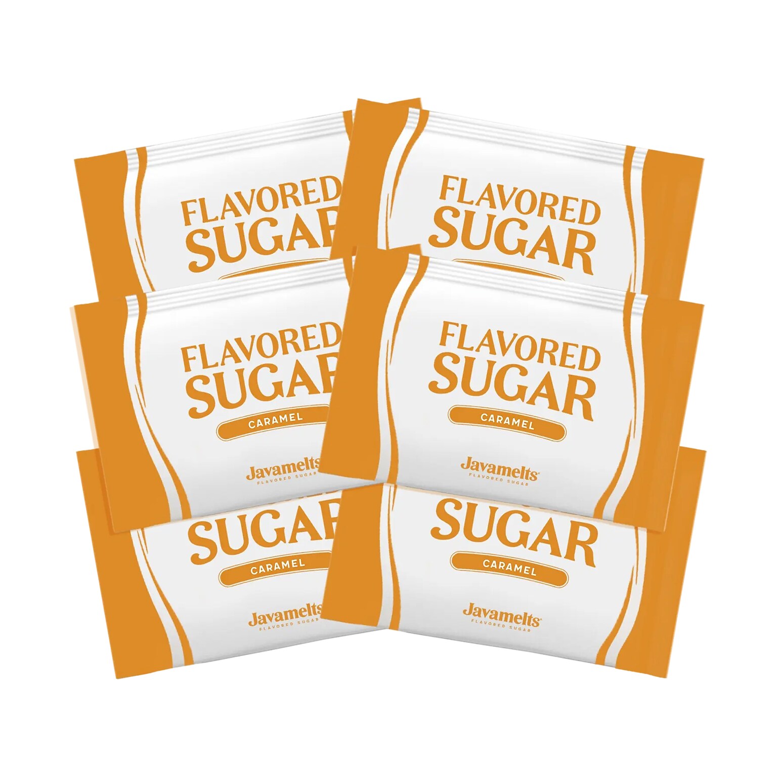 Javamelts Caramel Flavored Sugar Packet, 1000/Carton (888844)