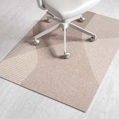 Anji Mountain Rugd Carpet & Hard Floor Chair Mat, 36 x 48, Woven Wave (AMB9045)