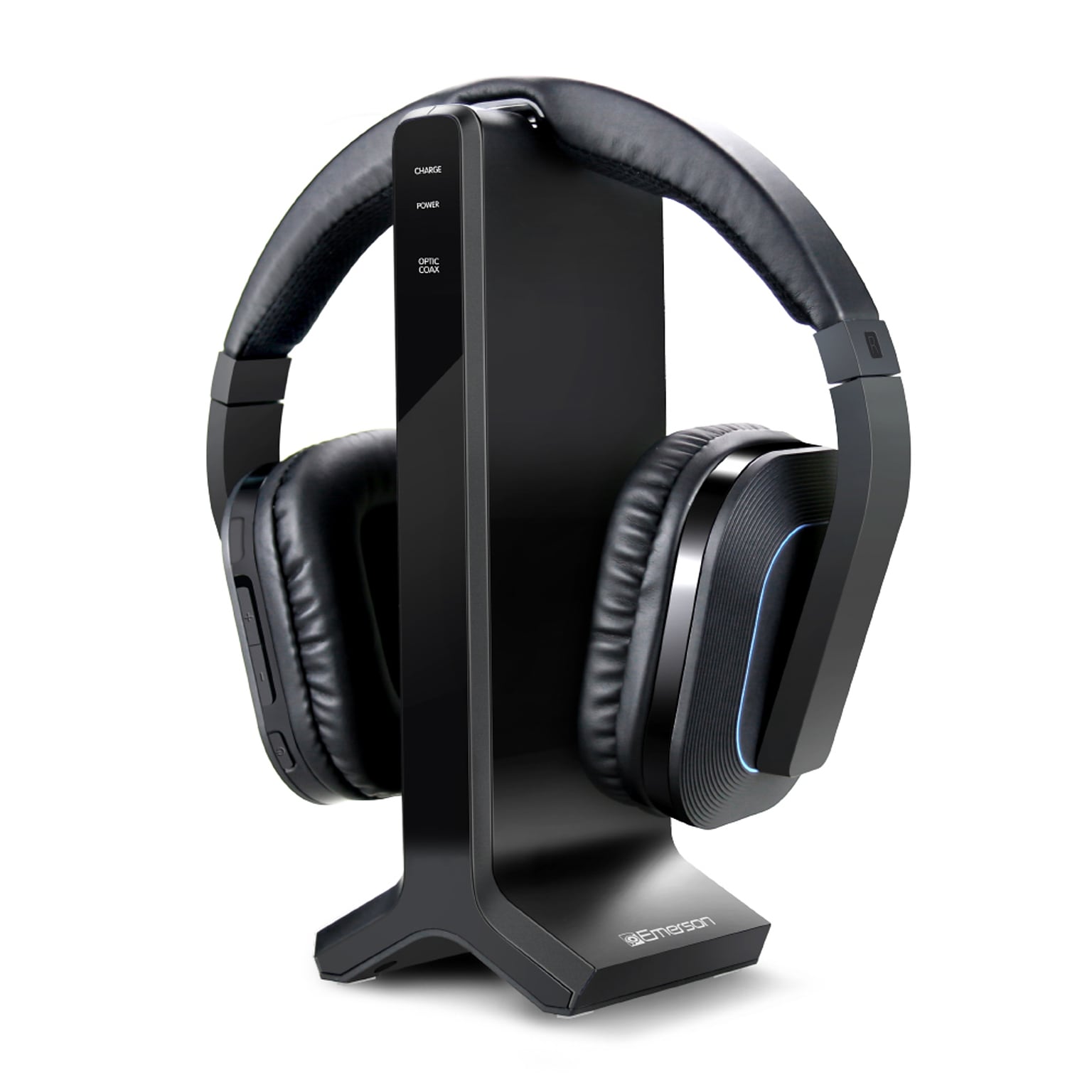 Emerson Wireless TV Headphones, Bluetooth, Black (EE-9000)