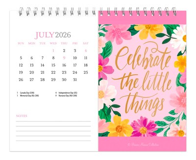 2026 BrownTrout Bonnie Marcus 7.5" x 6" Monthly Desk Calendar (9798330701537)