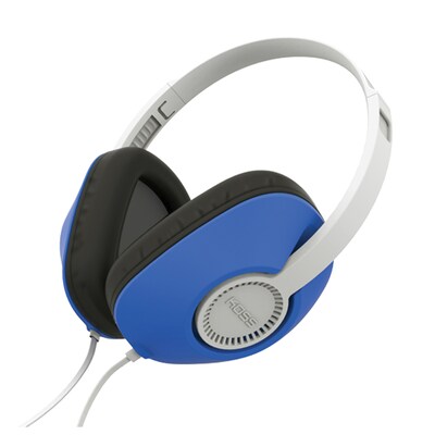 KOSS Over-Ear Headphones with Microphone and In-Line Remote, Blue (UR23i)