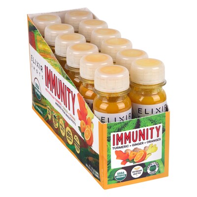 Elixir Immunity Shots, 2 oz., 12/Pack (220-02692)