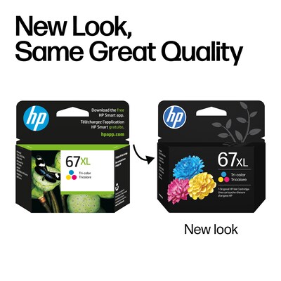 HP 67XL Tri-Color High Yield Ink Cartridge (3YM58AN#140)