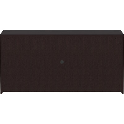 Lorell Essentials Series 72"W Stack-on Hutch, Espresso (LLR18214)