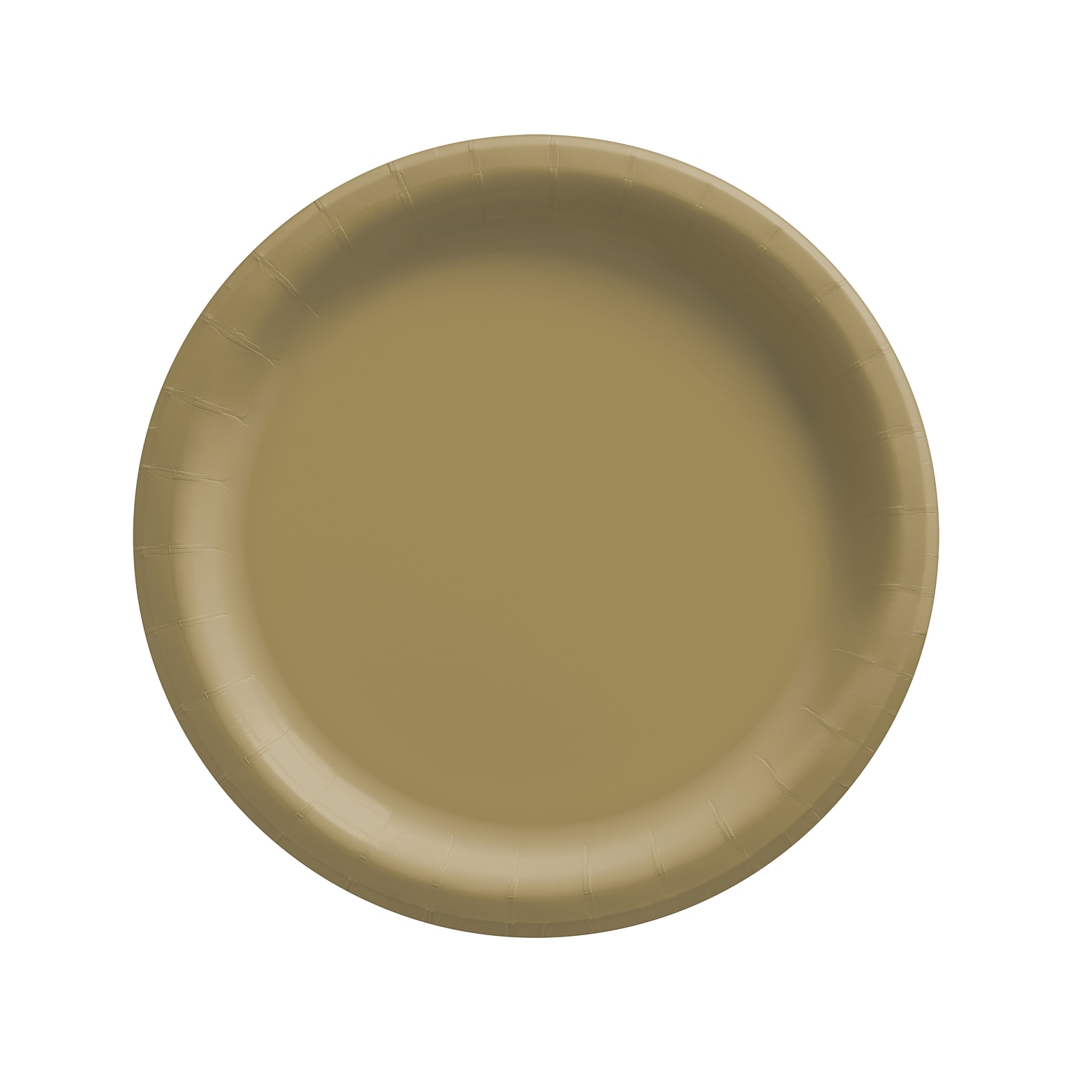 Amscan 8.5 Paper Plate, Gold, 50 Plates/Pack, 3 Packs/Set (650011.19)