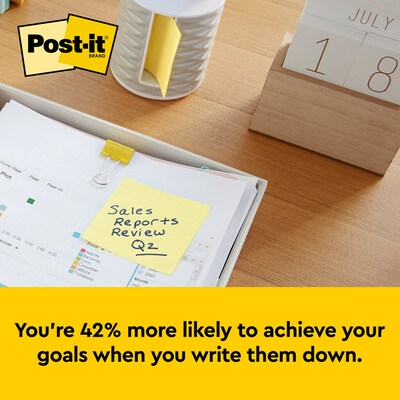 Post-it Pop-up Notes, 3" x 3", Canary Yellow, 100 Sheets/Pad, 24 Pads/Pack (R330-24VAD)