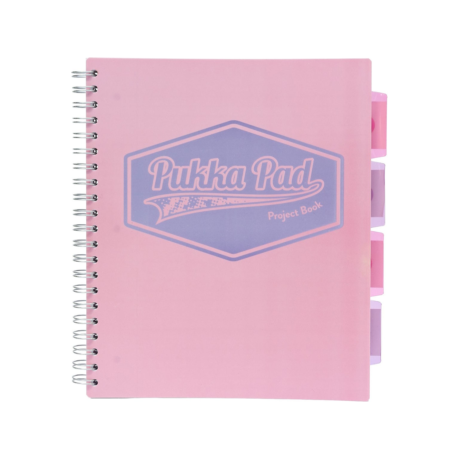 Pukka Pad Pastels 5-Subject Notebooks, 8.5 x 11, Ruled, 100 Sheets, Assorted Colors, 3/Pack (8867-PST)