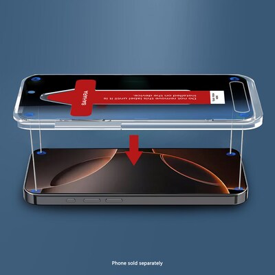 SaharaCase ZeroDamage Anti-Glare Tempered Glass Privacy Filter & Screen Protector for iPhone 17 Pro Max (ZD00183)