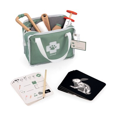 Janod My First Veterinarian Bag, 15 Pieces/Set (JND06466)