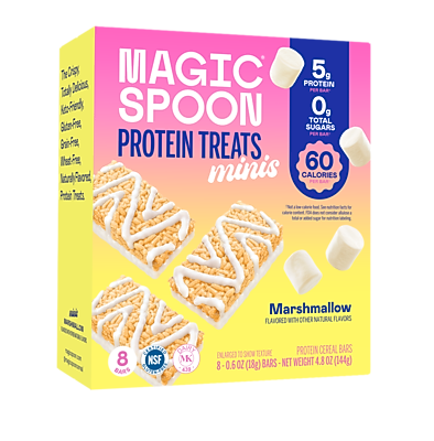 Magic Spoon Minis Gluten Free Marshmallow Protein Treat, 0.6 oz., 8/Box (300174)
