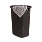 Mind Reader 15.85-Gallon Laundry Hamper with Lid, Plastic, Brown (60HAMP-BRN)