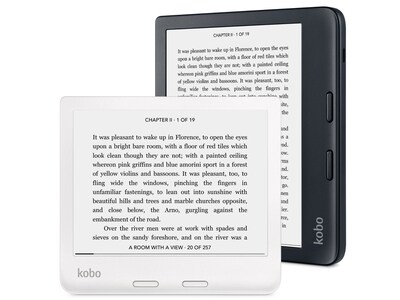 Kobo Libra 2 7" Waterproof E-Reader, 32GB, Black (N418-KU-BK-K-EP)
